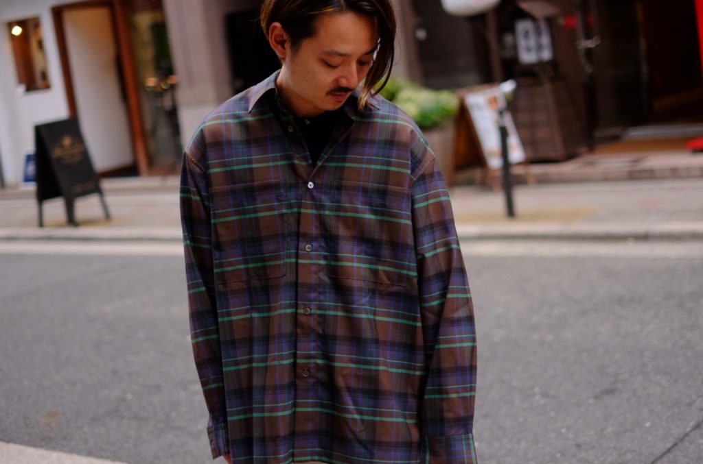 SUPER LIGHT WOOL CHECK SHIRTS (AURALEE) | CATHEDRAL