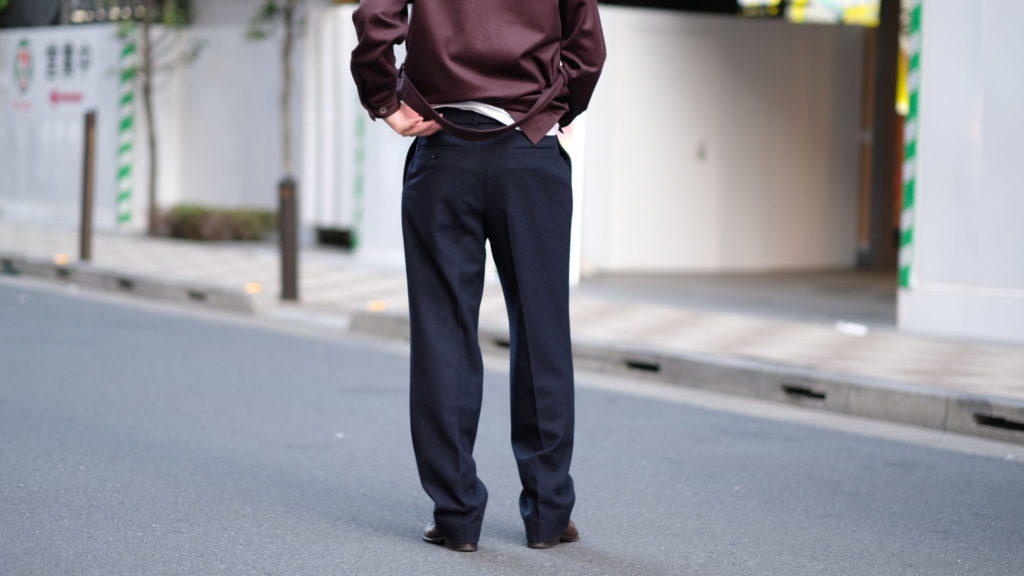 販売純正 希少 AURALEE WOOL CASHMERE FLANNEL SLACKS - パンツ