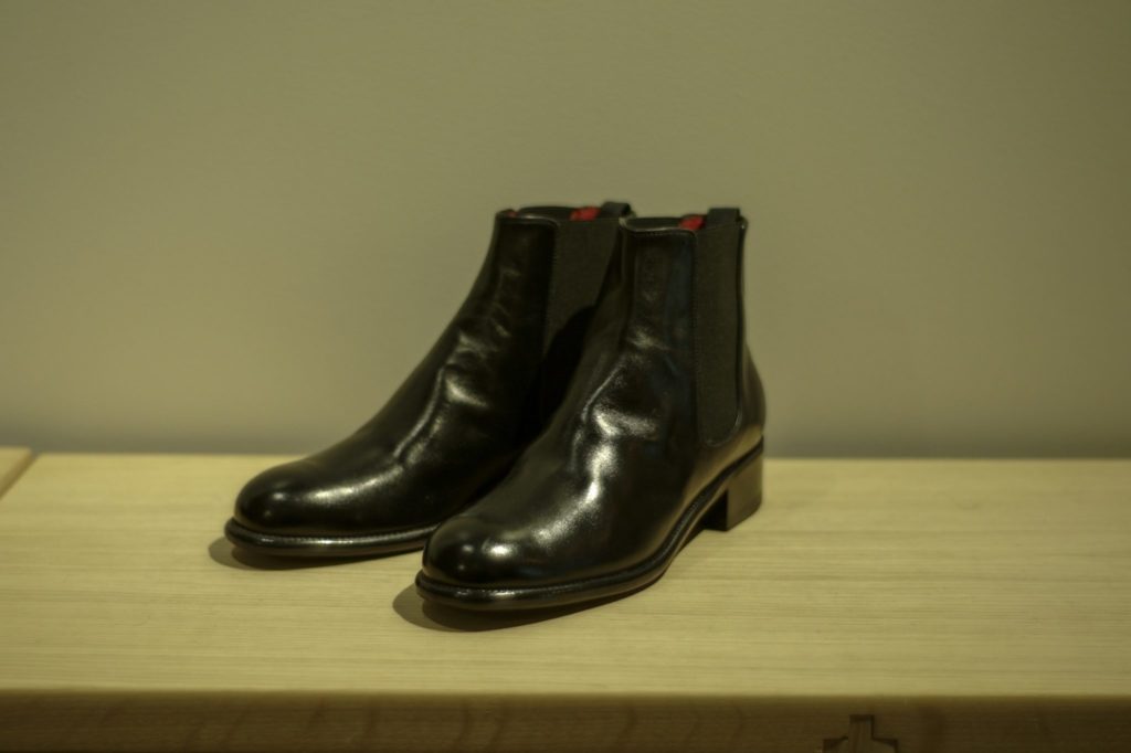 【HOT SALE限定】良好◆Le Yucca\'s レユッカス サイドゴアブーツ 40◆ ブラウン リザードレザー メンズ 靴 シューズ boots ワークブーツ 25.0cm